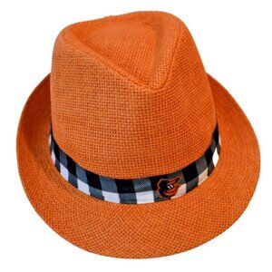 Baltimore Orioles SGA 6/16/2019 Father's Day Fedora Paper Straw Hat One Size